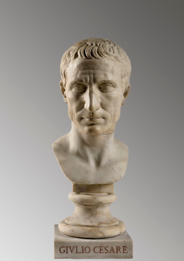 VIVE, Giulio Cesare, marmo, anni 30-20 a.C., Musei Vaticani - Museo Gregoriano Profano