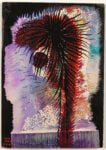 Yayoi Kusama, 'Atomic Bomb', 1954. Gouache, ink and pastel on paper, 25 &times; 17.6 cm. Collection Matsumoto City Museum of Art. &copy; YAYOI KUSAMA
