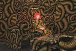 Yayoi Kusama in 'Yellow Tree / Living Room' during the Aichi Triennale in 2010 &copy; YAYOI KUSAMA. Courtesy Ota Fine Arts and David Zwirner
