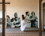 Rania Matar, Aya (Dancing), Beirut, Lebanon, 2022 (wall art by Nabil Assaf) (Courtesy of the Artist)