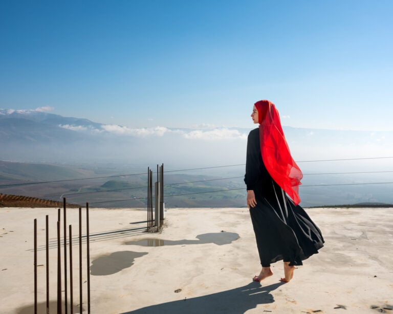 Rania Matar, Mariam (Over the Border Wall), Kfarkila, Lebanon, 2022 (Courtesy of the Artist)