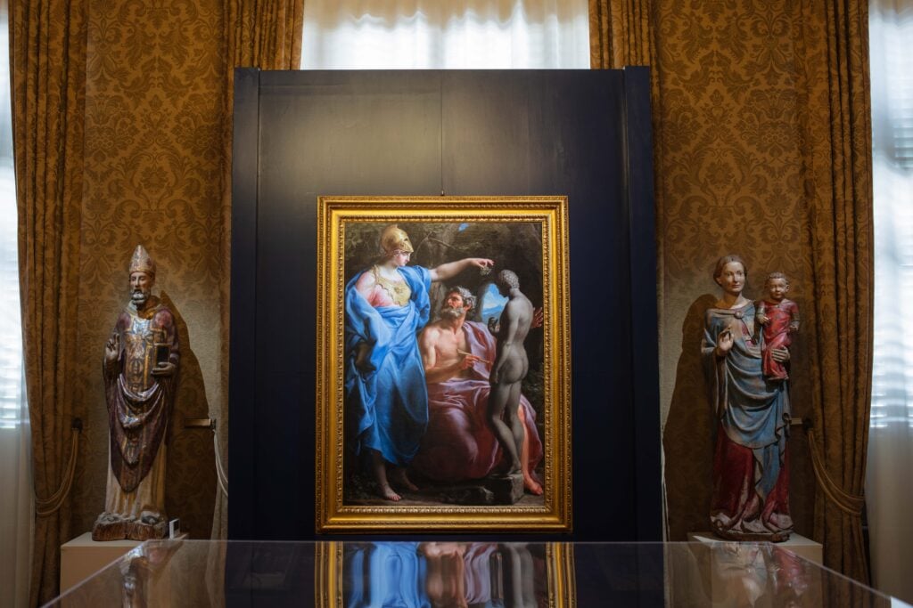A Venezia una tela settecentesca dialoga con la storica dimora di Palazzo Cini. La storia 