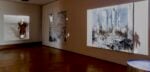 Veduta dell'installazione delle opere di Farideh Lashai @ Parasol unit and the artist