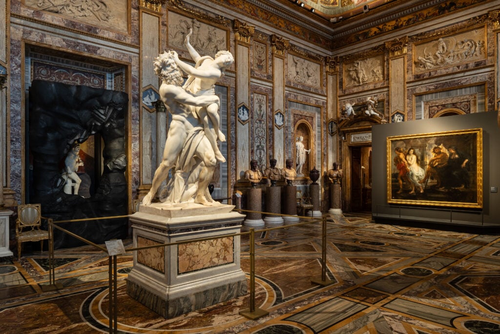 Metamorfosi. Ovidio e le arti, installation view, Galleria Borghese, Roma. Ph: A. Novelli
