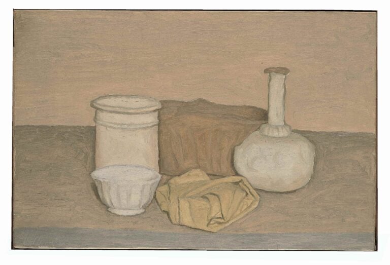 Giorgio Morandi, Natura morta, 1952 Olio su tela V.823 Museo Morandi | Settore Musei Civici Bologna | Comune di Bologna &copy; Giorgio Morandi, by SIAE 2026