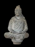 Buddha assiso in meditazione Pakistan, II&ndash;III sec. d.C. Scisto 63 x 40 cm MUCIV - Museo delle Civilt&agrave;, Roma Courtesy MUCIV - Museo delle Civilt&agrave;, Roma