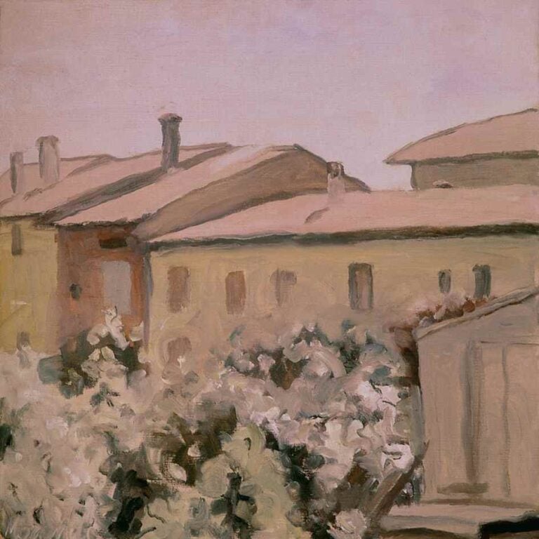 Giorgio Morandi, Paesaggio (Cortile di Via Fondazza), 1953 Olio su tela V.925 Museo Morandi | Settore Musei Civici Bologna | Comune di Bologna &copy; Giorgio Morandi, by SIAE 2026