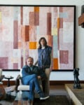 I collezionisti Jorge M. e Darlene P&eacute;rez con Lee Krasner, Number 2, 1951. Ph. Trevor Triano via Cultured