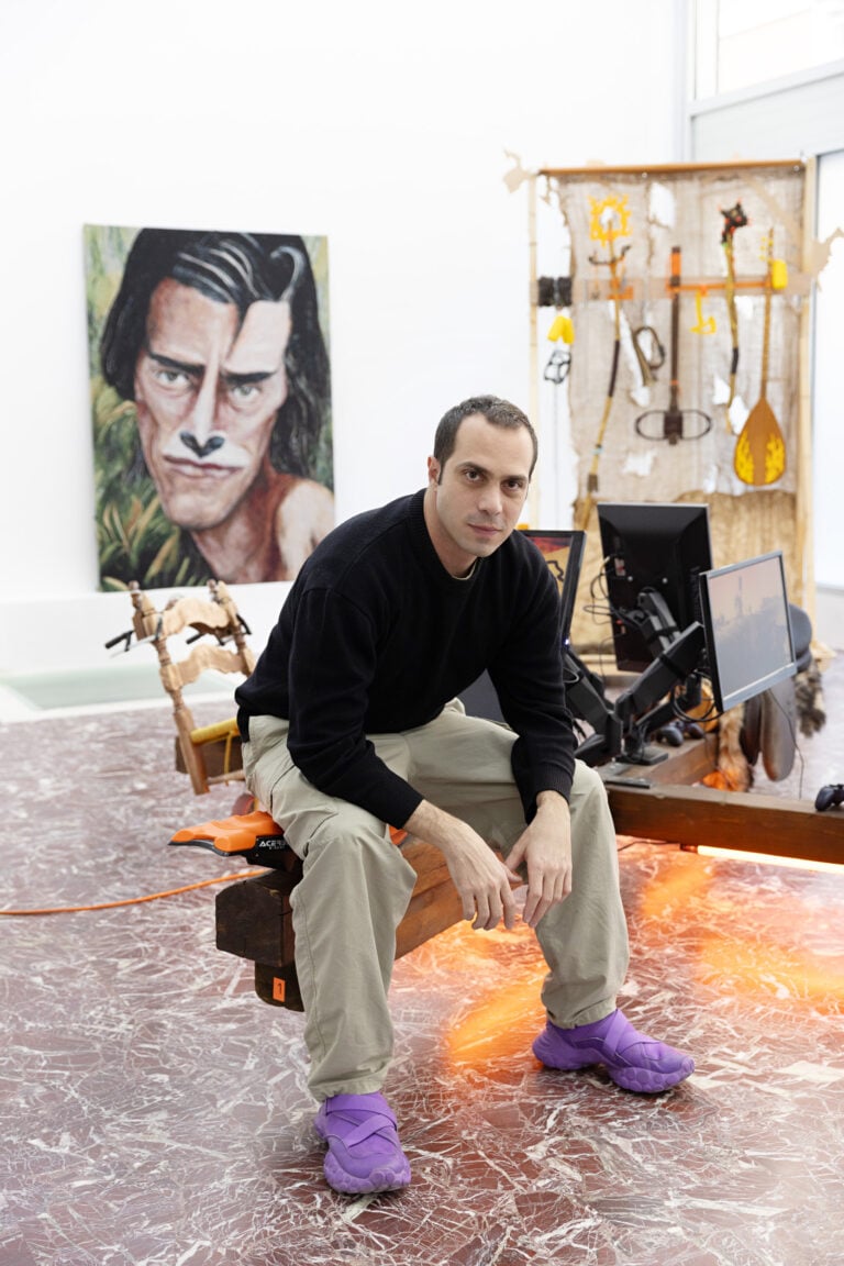 L'artista Theo Triantafyllidis. Ph. by Paris Tavitian, LIFO