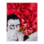 Francesco Clemente, Autoritratto con dito in bocca, 1980