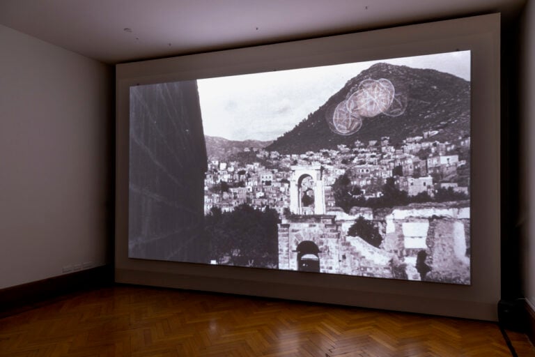 Veduta dell'installazione, The Dream of a Falling Star, 2019-23, by Hera B&uuml;y&uuml;ktaşciyan @ Parasol unit and the artist