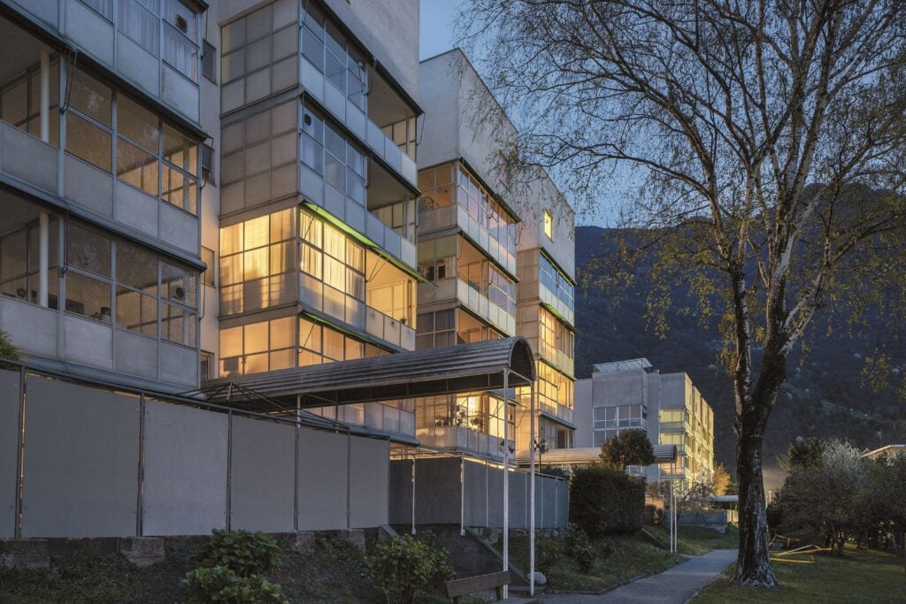 Roberto Bianconi, Case Terenzio, Bellinzona,1971. Foto Roberto Conte