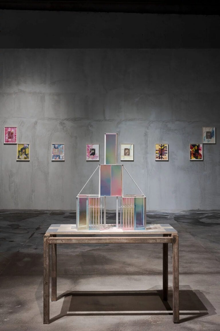 Alfredo Pirri, la maquette dell'installazione Compagni e Angeli, 2023, destinata alla citt&agrave; di Turi