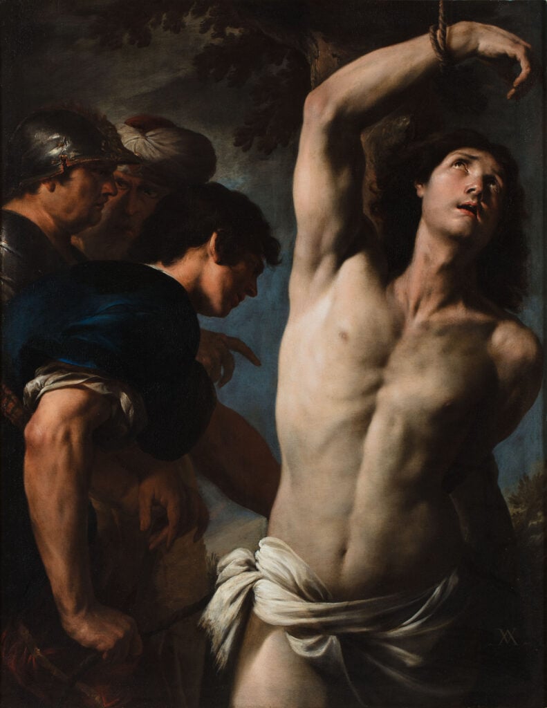 Andrea Vaccaro, Napoli, Il Martirio di san Sebastiano, 1640, Olio su tela, 130 x 102 cm