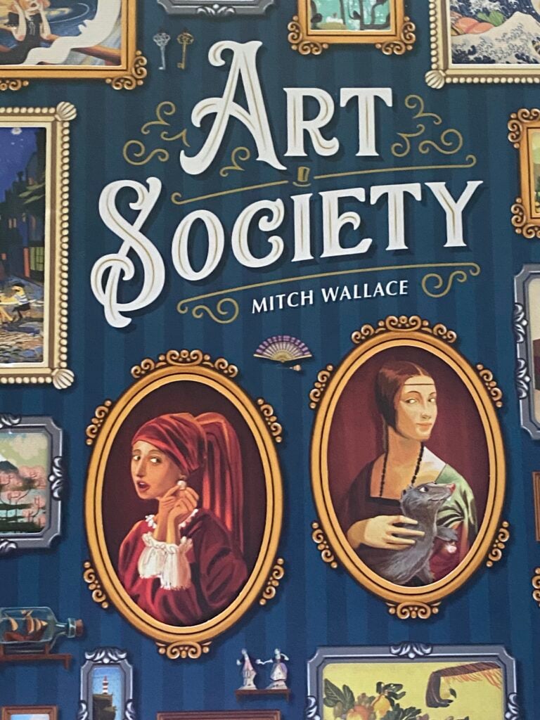 Il gioco da tavolo Art Society. Photo Giulia Giaume