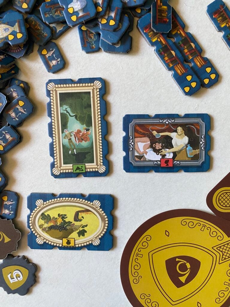 Il gioco da tavolo Art Society. Photo Giulia Giaume