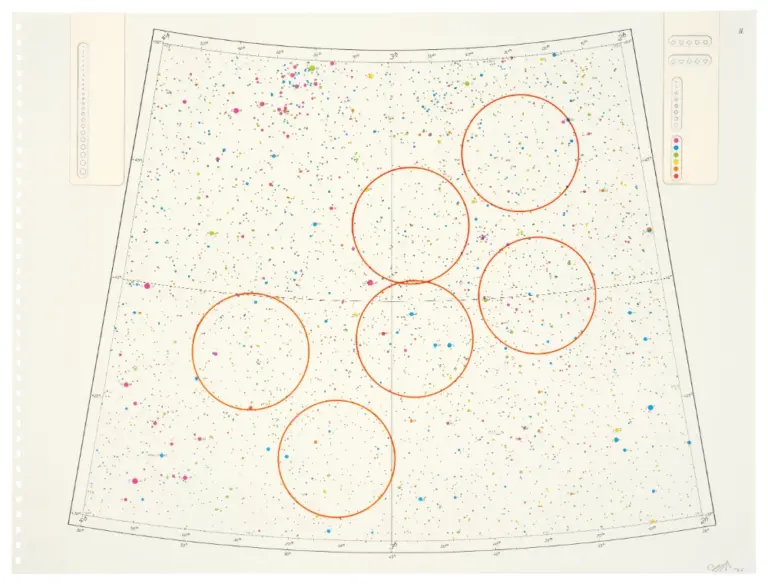 Carsten Nicolai. random composition Atlas Borealis, 2026. Ph: Studio Carsten Nicolai