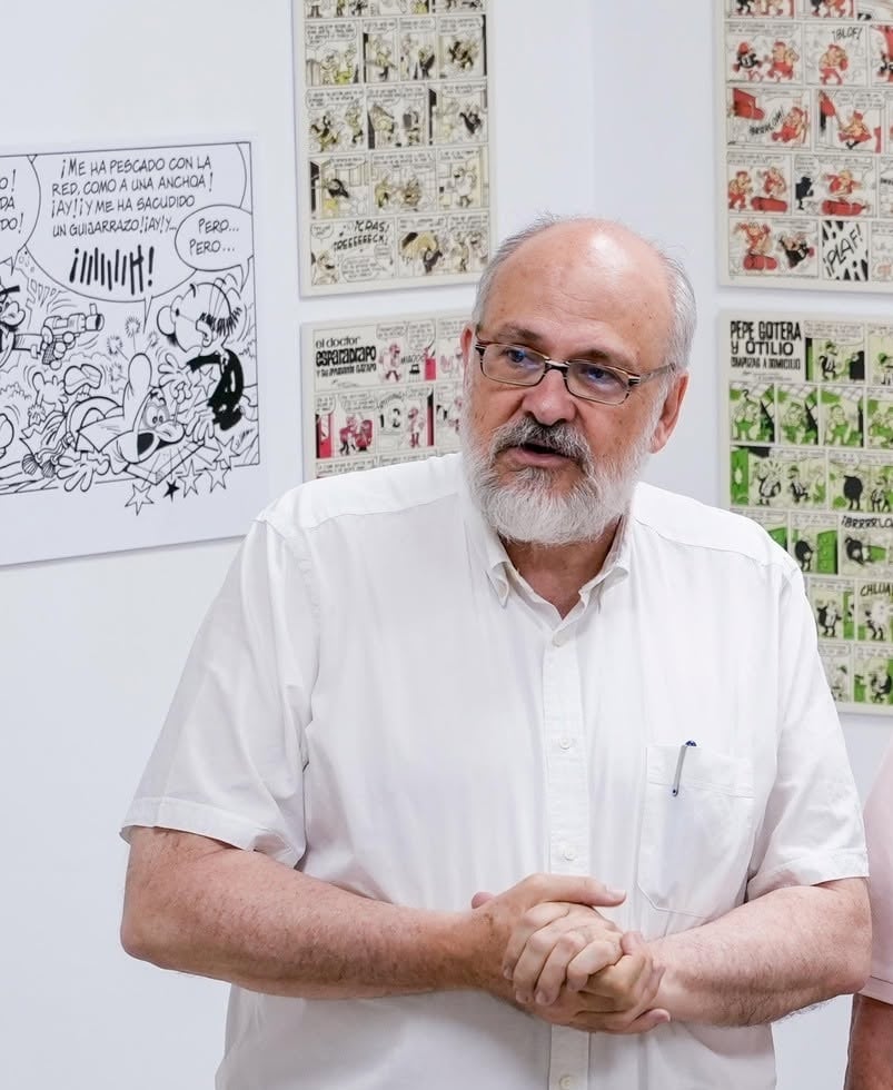 Francisco Pomares, presidente della Fundaci&oacute;n Cine+C&oacute;mics