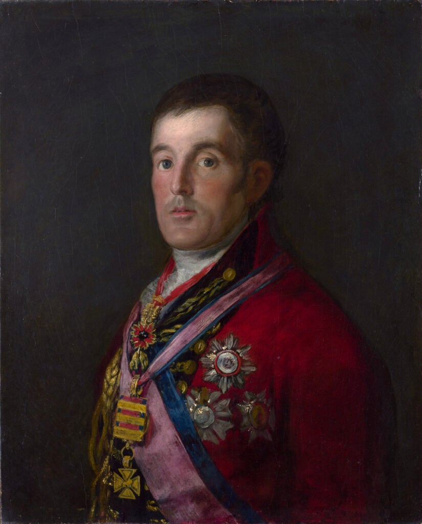 Ritratto del duca di Wellington, Francisco Goya