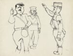 George Grosz, Heil Hitler, 1930. St&auml;dtische Galerie im Lenbachhaus und Kunstbau M&uuml;nchen