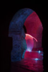 Giulia Poppi, Salivella e pulviscolo, 2026, resina, pigmento, neon, misure ambientali. Ph. Alessio Beato(2)