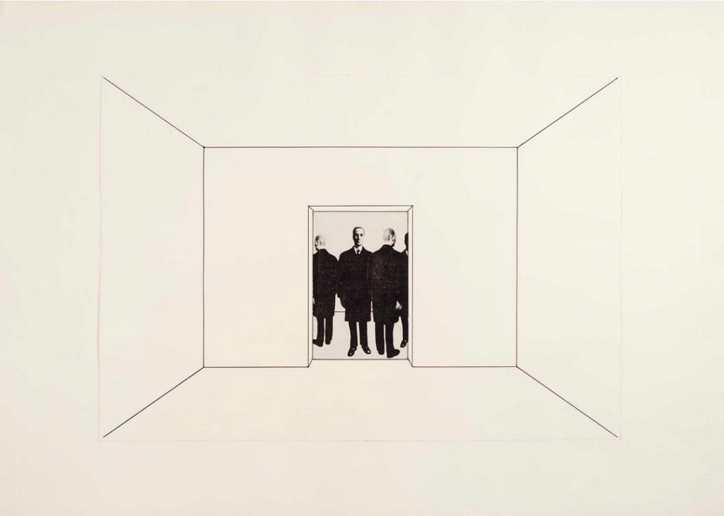 Giulio Paolini, Ipotesi per una mostra, 1963. Courtesy Fondazione Giulio e Anna Paolini.
