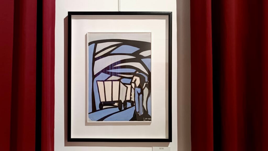 Giulio Turcato, Miniera, 1948. Photo © Azzurra Banducci