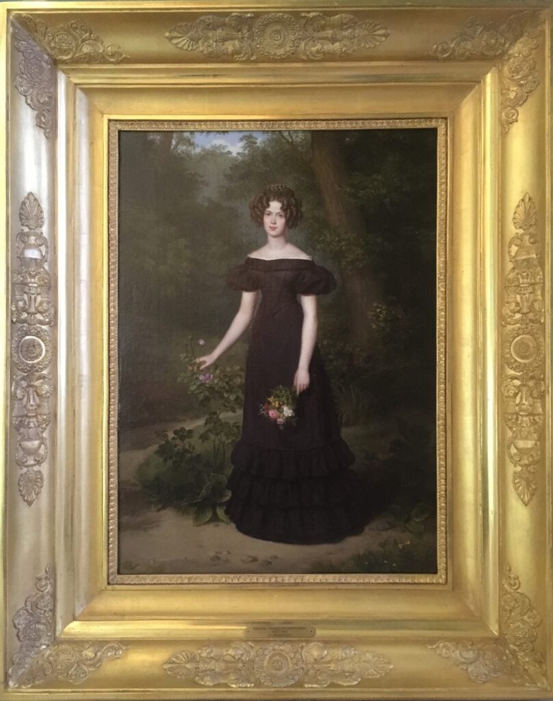 Jean-Baptiste van der Hulst, Ritratto della Principessa dei Paesi Bassi Marianna, 1830, olio su tela. Paleis Noordeinde - Koninklijk Huisarchief. In mostra a Villa Carlotta