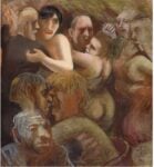 Karl Hubbuch, Tanzbar, sd. St&auml;dtische Galerie im Lenbachhaus und Kunstbau M&uuml;nchen
