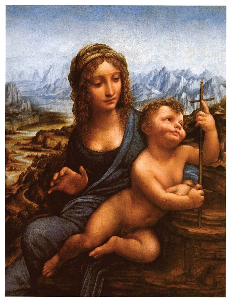 La Madonna dei Fusi di Leonardo da Vinci