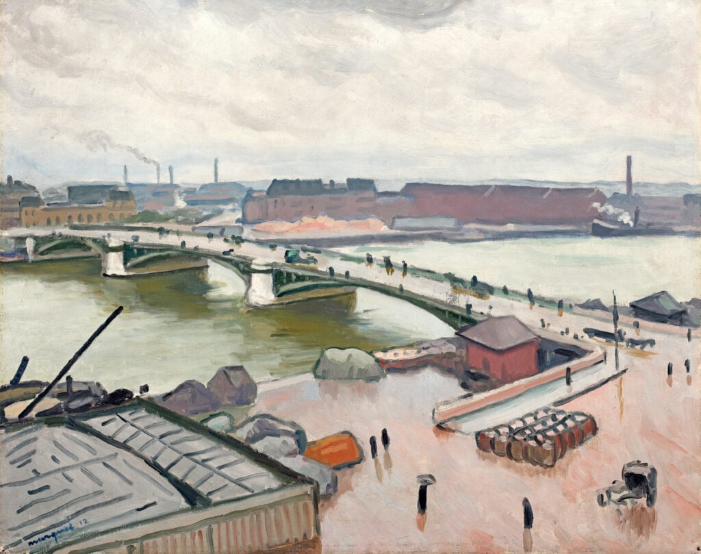 Albert Marquet (Bordeaux, 1875 – Parigi, 1947) Rouen, quai de Paris, 1912, olio su tela. Lione, Musée des Beaux-Arts (Acquisto, 1912) Image © Lyon MBA - Photo Martial Couderette. Alla Reggia di Venaria