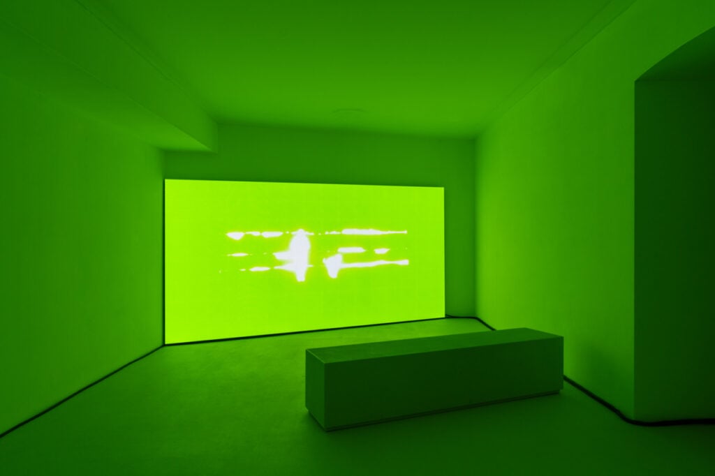 P. Staff, installation view, Canicula, Fondazione In Between Art Film, Complesso dell'Ospedaletto, Venezia, 2026