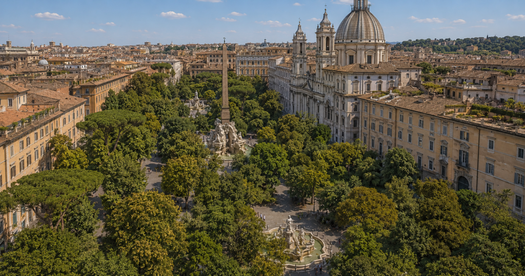 Piazza Navona Verde a Roma