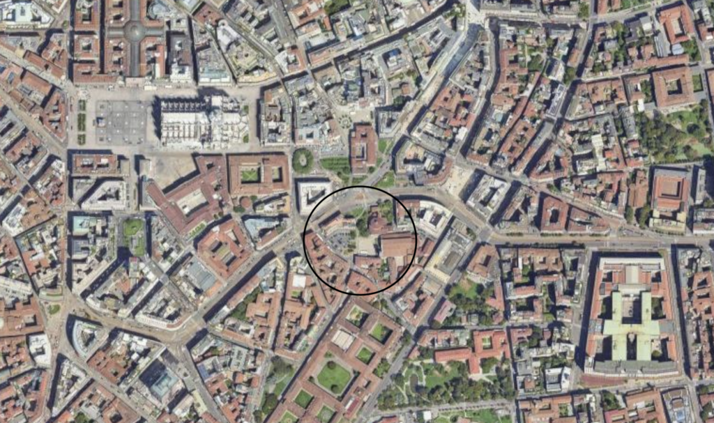 Via il parcheggio: la&nbsp;basilica&nbsp;di Milano dove venne battezzato Caravaggio avr&agrave; finalmente una piazza pedonale e verde