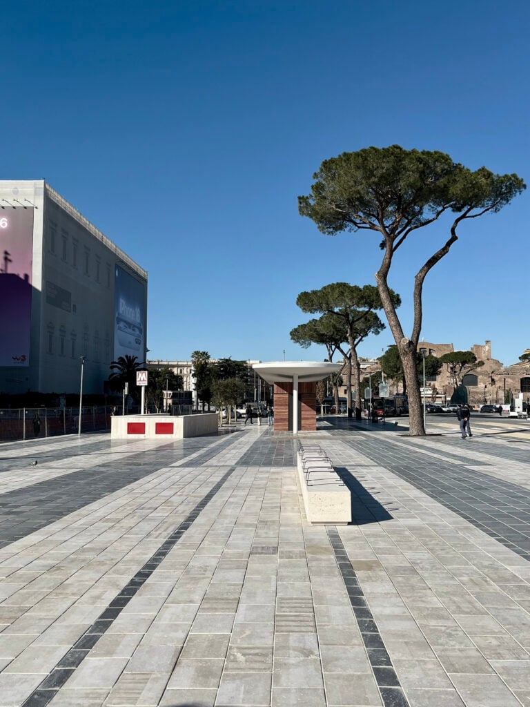 La parte di Piazza Cinquecento inaugurata a inizio 2025 ©IT'S
