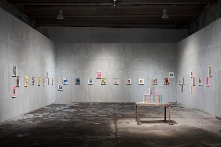 Alfredo Pirri, Compagni e Angeli (pensiero luminoso), 2022-23, acquerelli su carta cotone - Fondazione Brodbeck, Catania - Ph. Alfio Garozzo