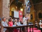 Presentazione Drappellone 16 agosto 26 03 via Comune di Siena