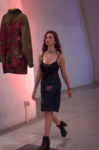 La modella Chiara Lezzi alla sfilata Krzarchive. Ph: Human Riganti