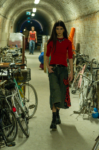 La modella Giordana Porcella alla sfilata Krzarchive. Ph: Luigi Gnessi
