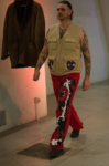 Il modello Luca Bragato alla sfilata Krzarchive. Ph: Human Riganti