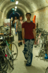 Il modello Matteo Bufaloni alla sfilata Krzarchive. Ph: Luigi Gnessi
