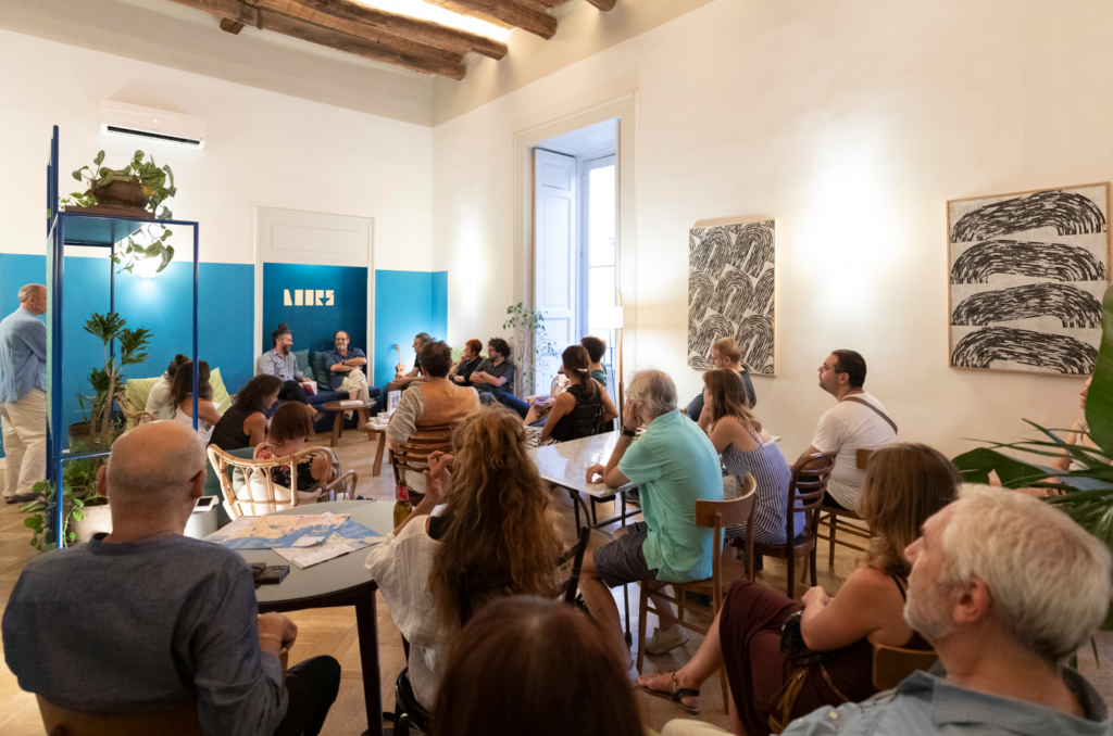 Un talk negli spazi di SuperOtium. Ph: Amedeo Benestante