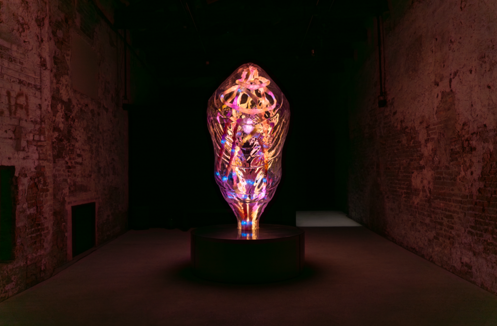 Installation view della mostra Matriclysm: An Archaeology of Connections Lost di Jewel, Salone Verde, Venezia, 2026