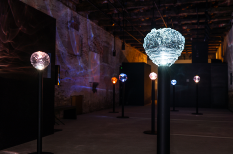 Installation view della mostra Matriclysm: An Archaeology of Connections Lost di Jewel, Salone Verde, Venezia, 2026