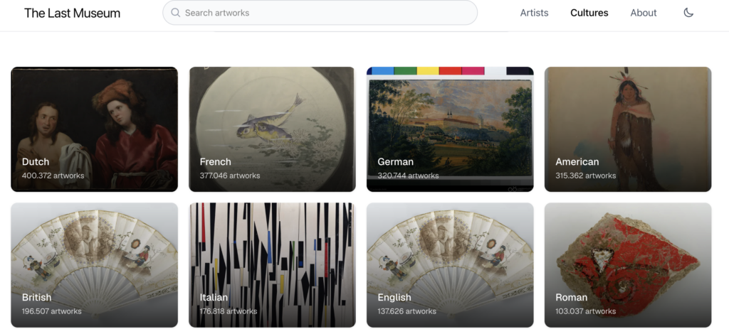Esiste un motore di ricerca per trovare opere d’arte. Ecco come funziona