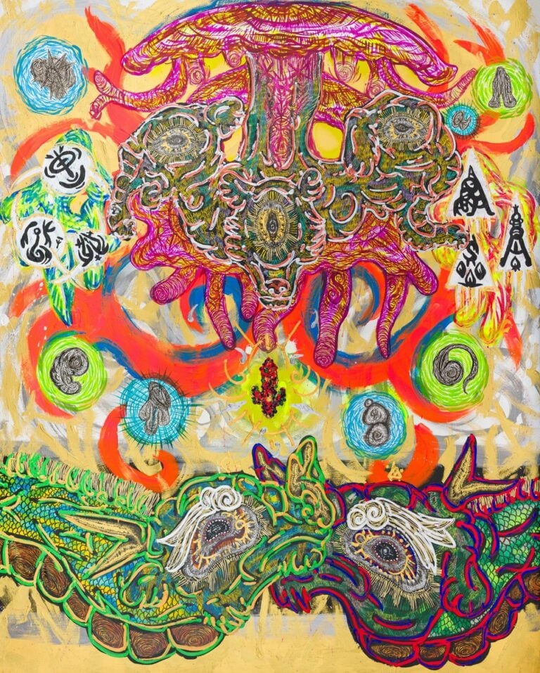 Miwa Komatsu, Prayer at the white dragon, 2026. Credits: Fudo Miwa Komatsu 2026