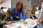 Estetica del Riuso, Workshop &ldquo;Metabolismo&rdquo;. Un gruppo di circa 20 studenti, condotti da Jan Jongert, co-fondatore di Superuse Studios, analizza il flusso dei materiali stoccati all&rsquo;interno del magazzino dell&rsquo;Ex Mattatoio. Crediti: Gianpiero Venturini