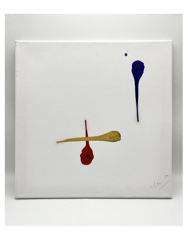 Corrado Levi, ceralacca su cartoncino, 24x30 cm, 2025, courtesy Archivio Corrado Levi