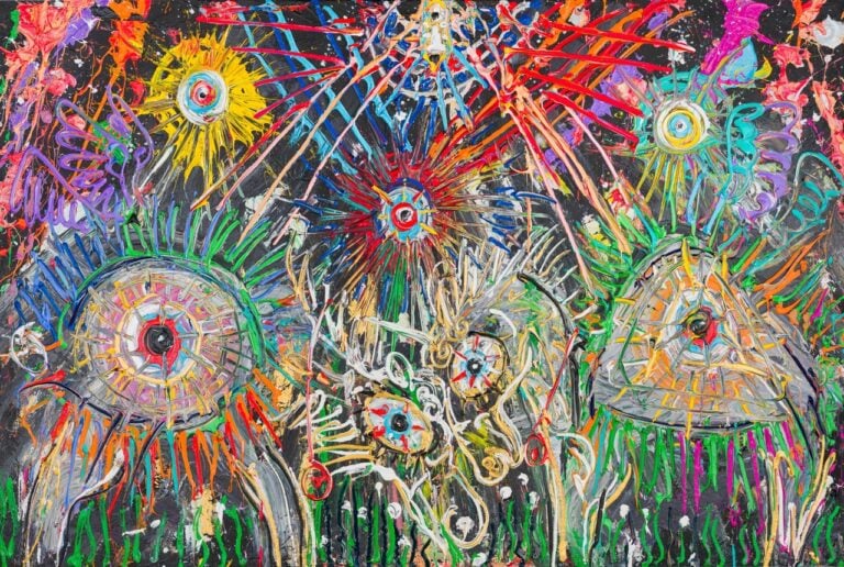 Miwa Komatsu, A pair of sacred horses, bearing fruit, 2019. Credits: Fudo Miwa Komatsu 2026