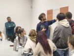 Estetica del Riuso, Laboratorio &ldquo;Glossario&rdquo;. Un&rsquo;immagine relativa al primo dei tre laboratori condotti da New Generations e VIC &ndash; Vivero de Iniciativas Ciudadanas, con la partecipazione di circa 20 studenti presso le aule di Architettura Roma Tre. Crediti: Stefano Converso